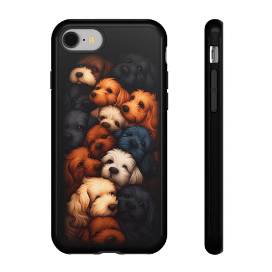 Cute Spaniel Dogs Sleeping