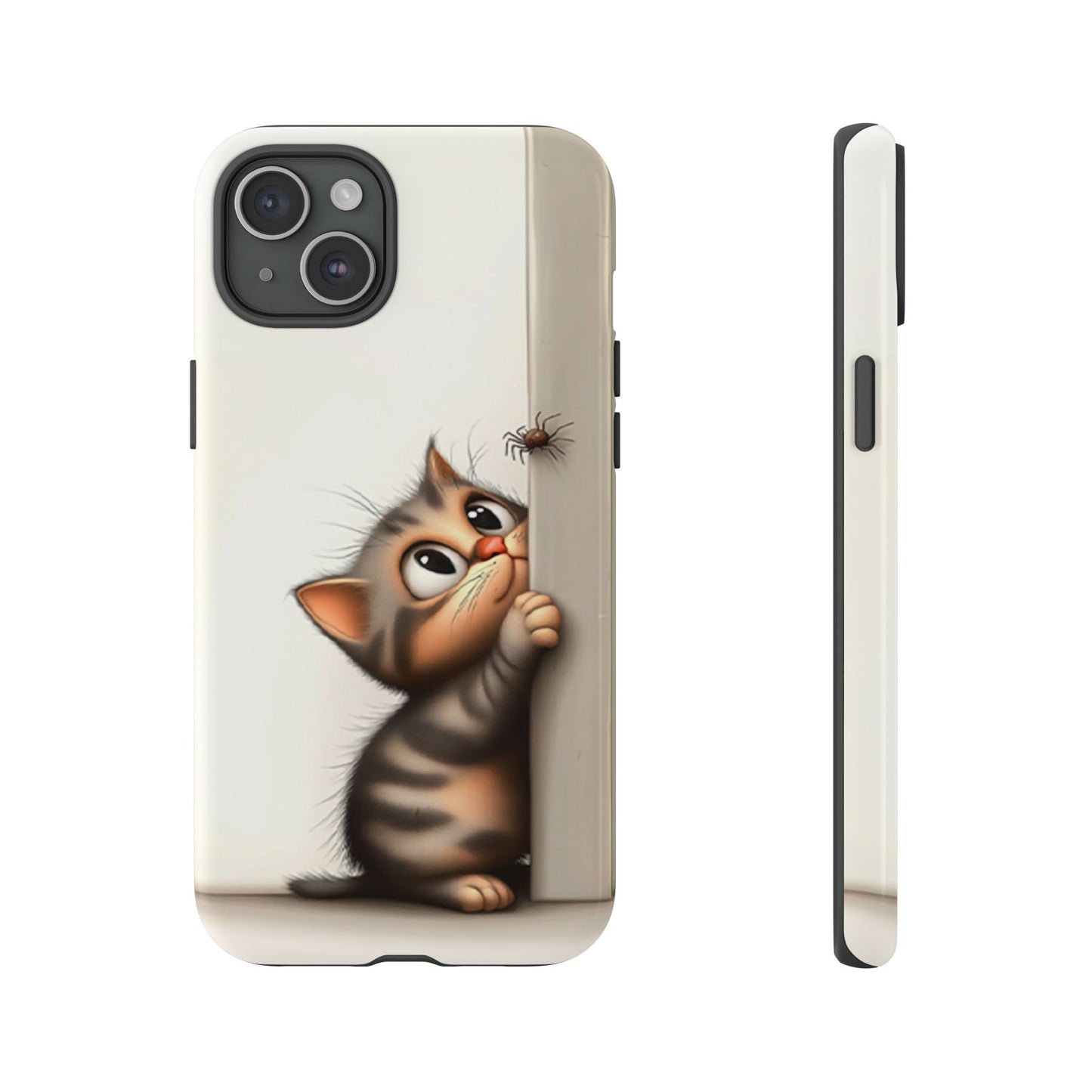 Kitten and Spider Phone Case