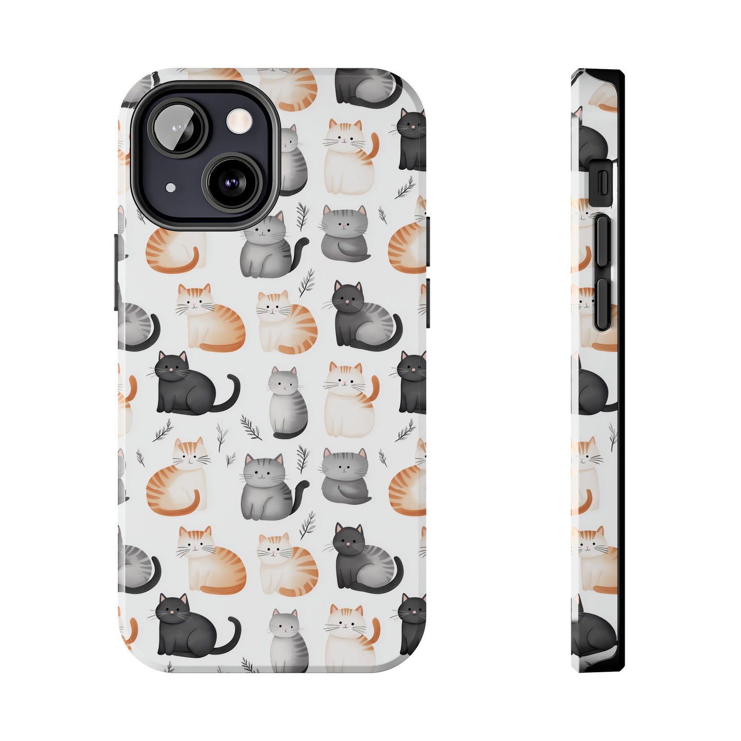 Purrfectly Cute Cat Pattern Case