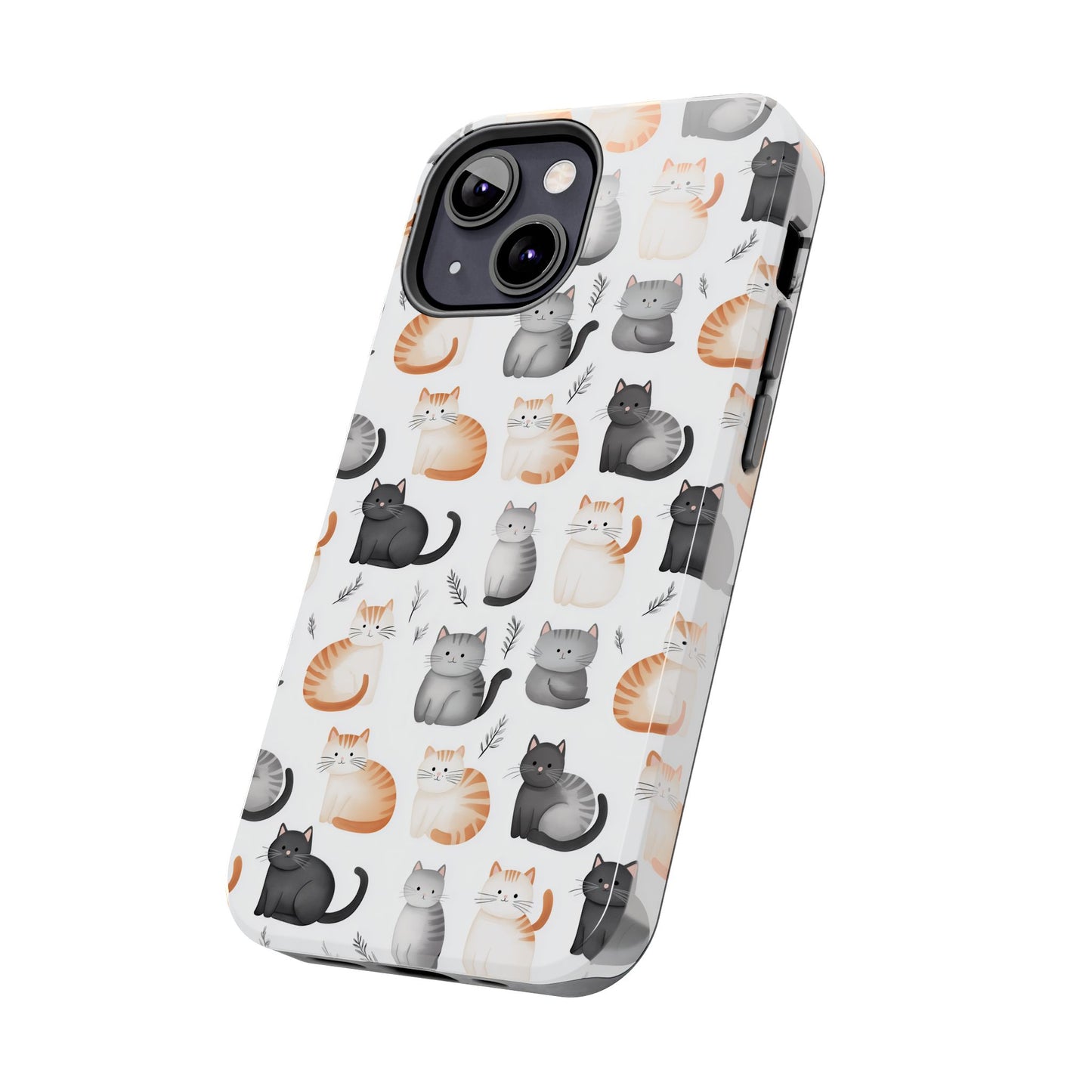 Purrfectly Cute Cat Pattern Case