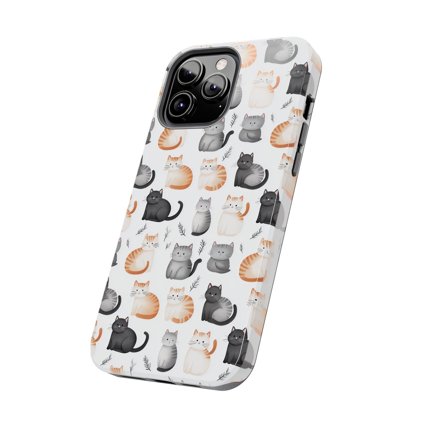 Purrfectly Cute Cat Pattern Case