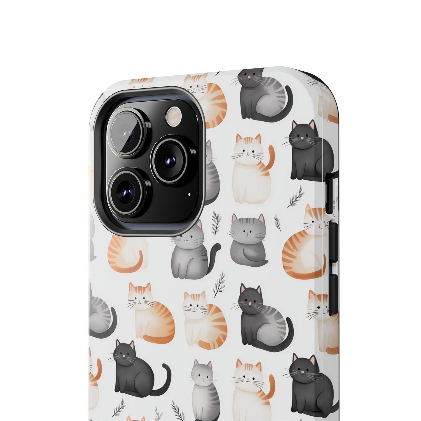 Purrfectly Cute Cat Pattern Case
