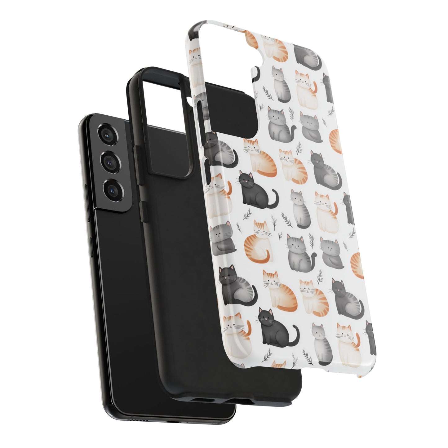Purrfectly Cute Cat Pattern Case