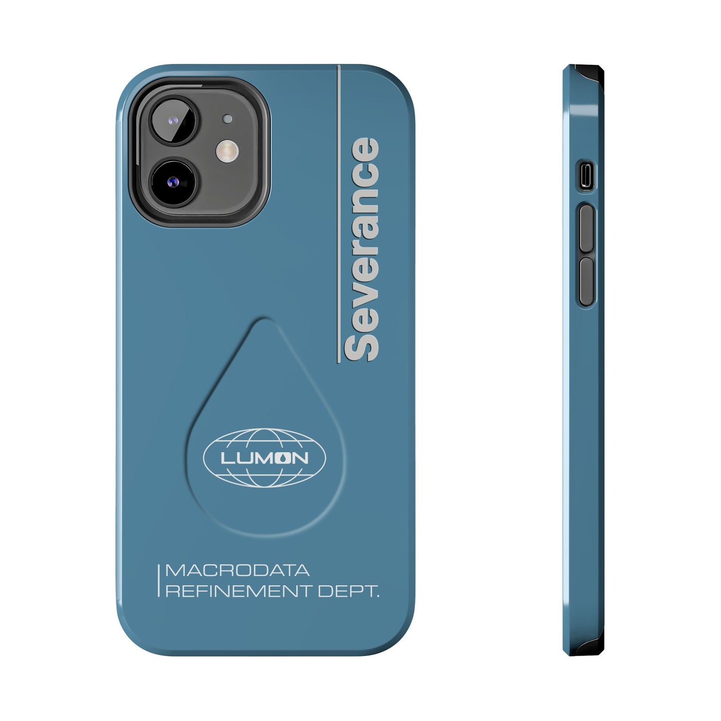 Severance Inspired Phone Case Industrial Minimalist Design Lumon Logo