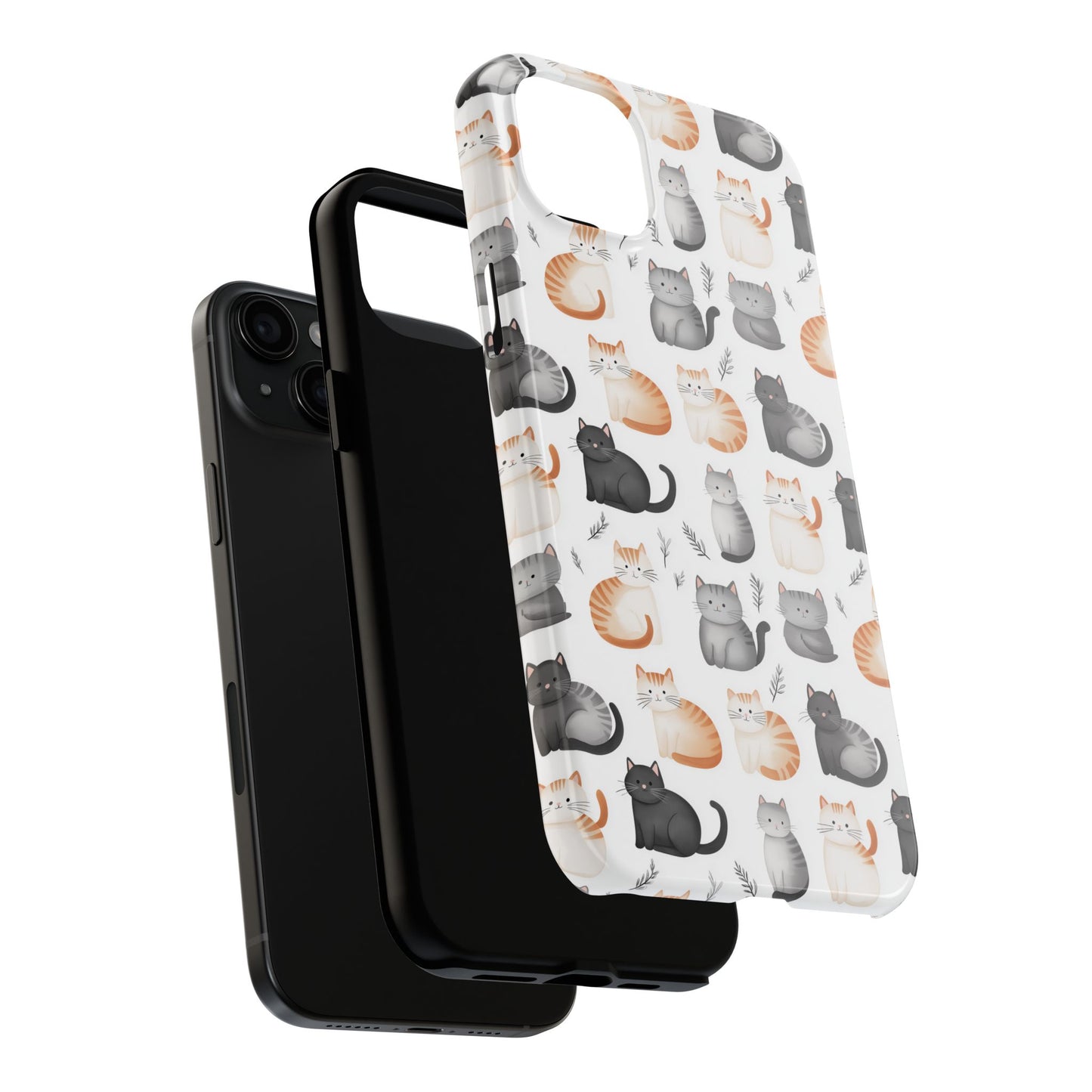 Purrfectly Cute Cat Pattern Case
