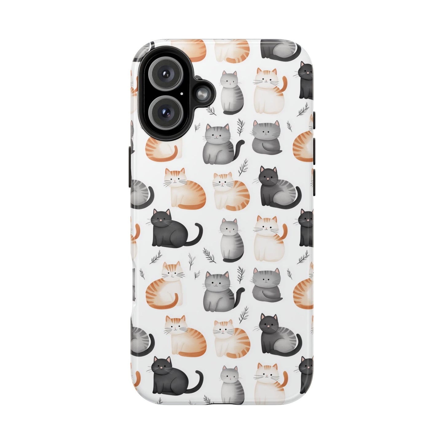 Purrfectly Cute Cat Pattern Case