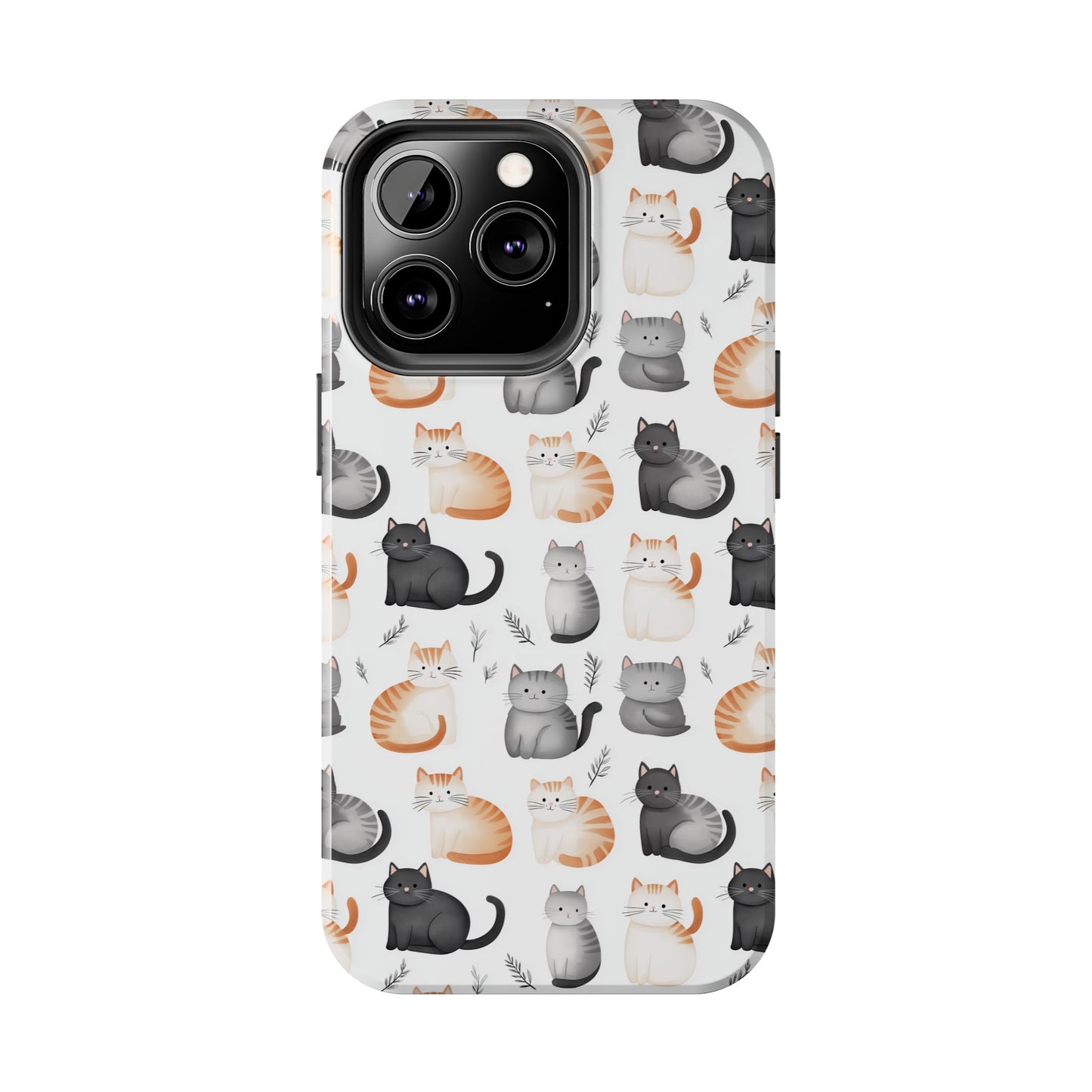 Purrfectly Cute Cat Pattern Case
