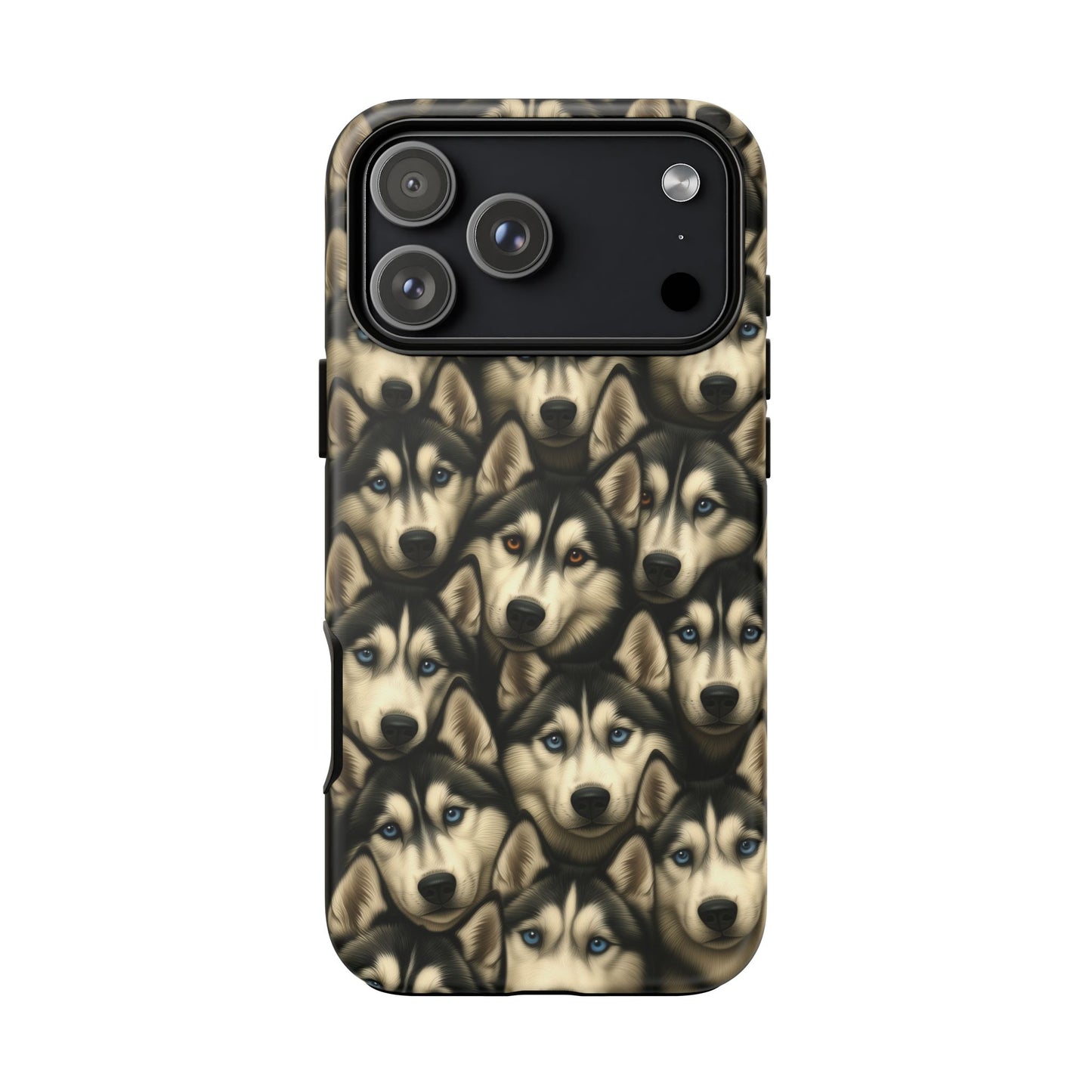 Siberian Husky Phone Case – Striking Blue-Eyed Dog Design