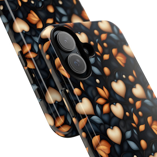 Heart and Leaves Pattern, Anna Dittmann Style