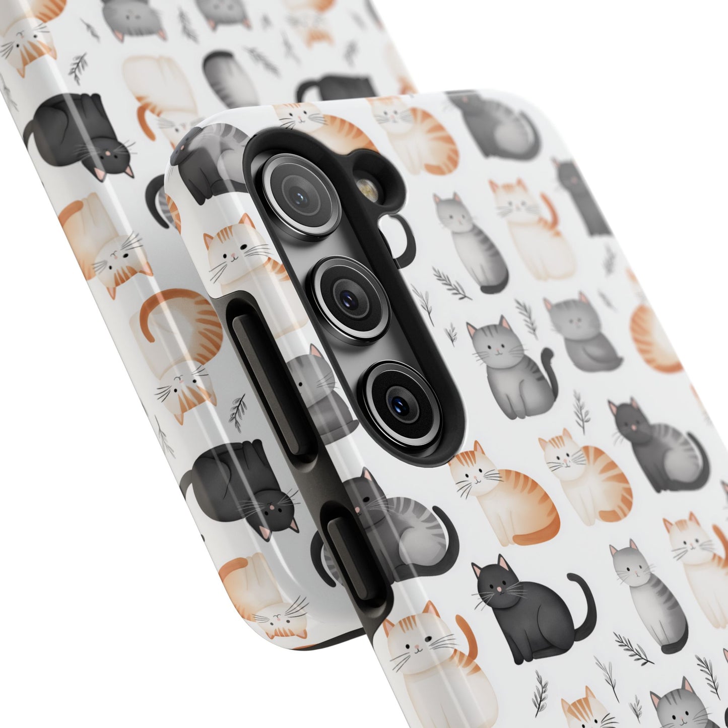 Purrfectly Cute Cat Pattern Case