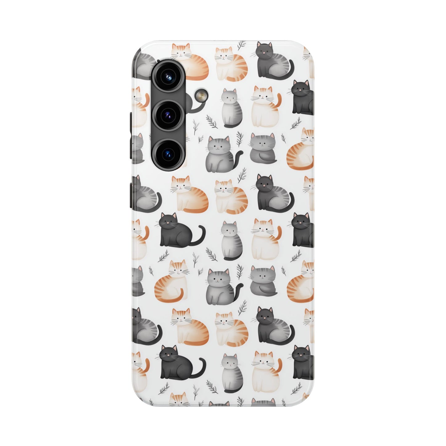 Purrfectly Cute Cat Pattern Case
