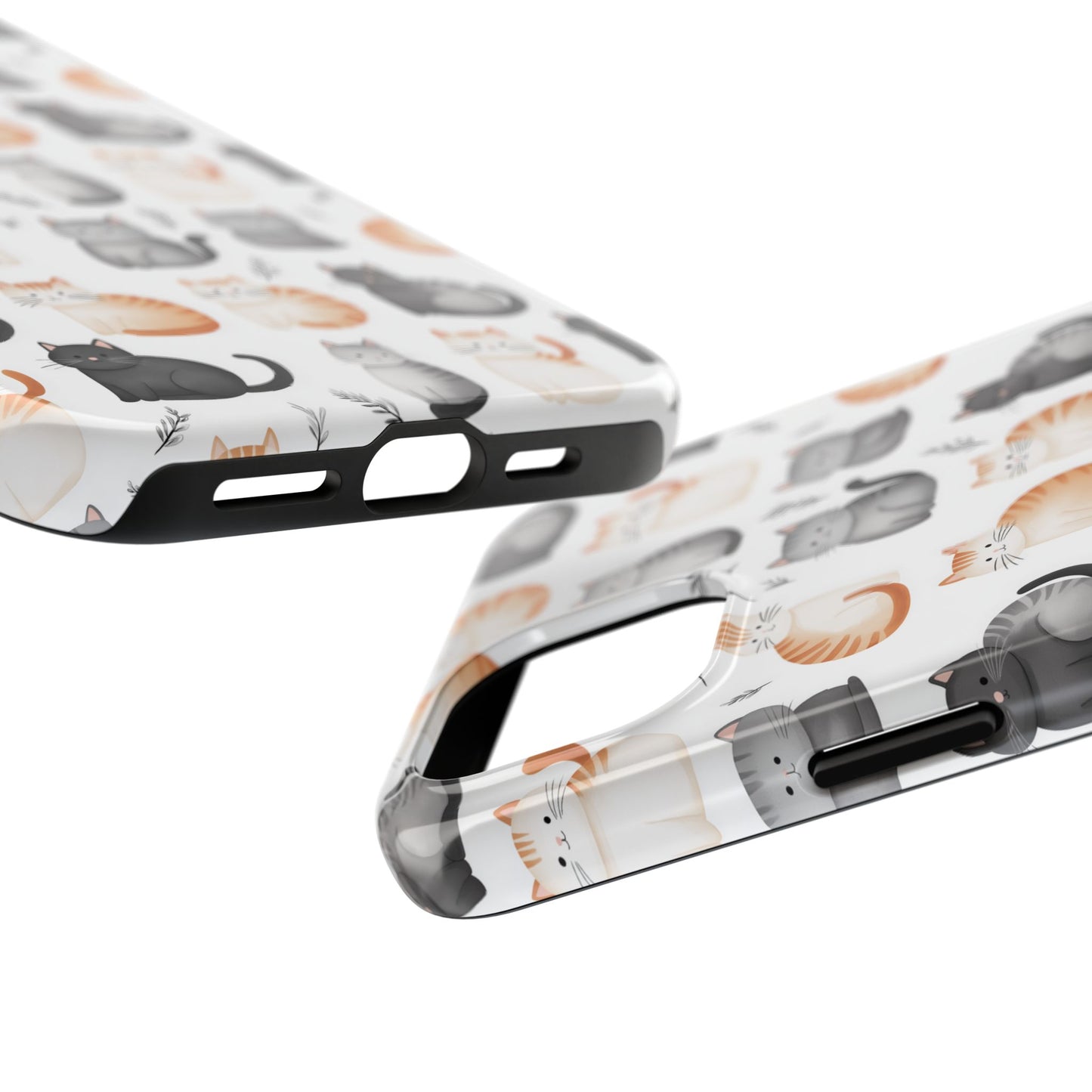 Purrfectly Cute Cat Pattern Case