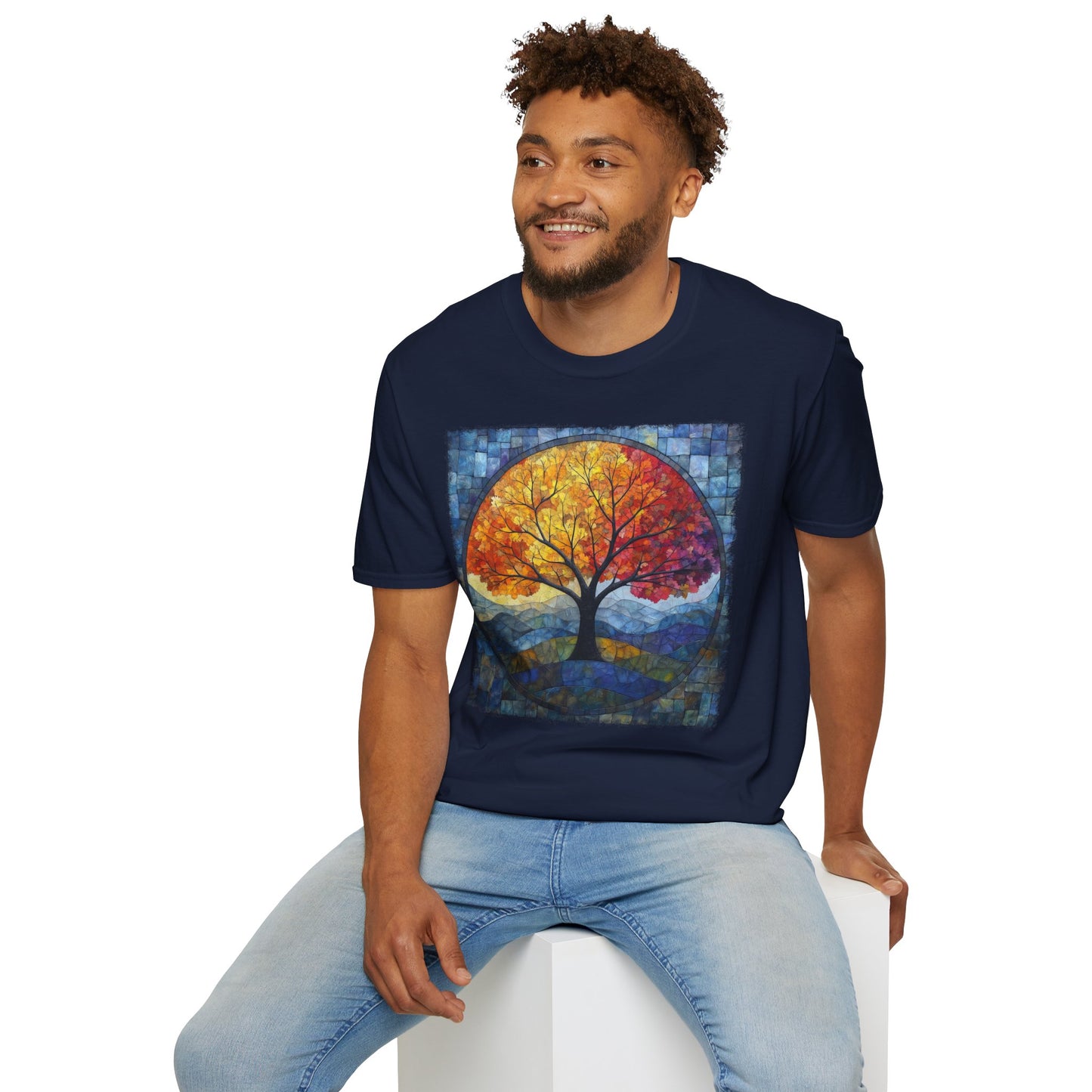Mosaic Tree Of Life T-Shirt