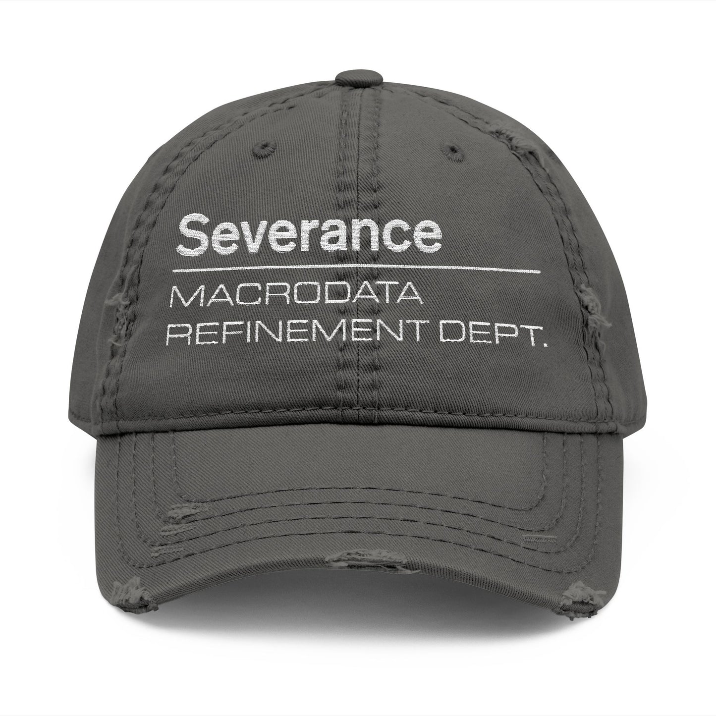 Embroidered Distressed Hat - SEVERANCE TV Series Cap Apple TV Show Vintage Baseball Hat
