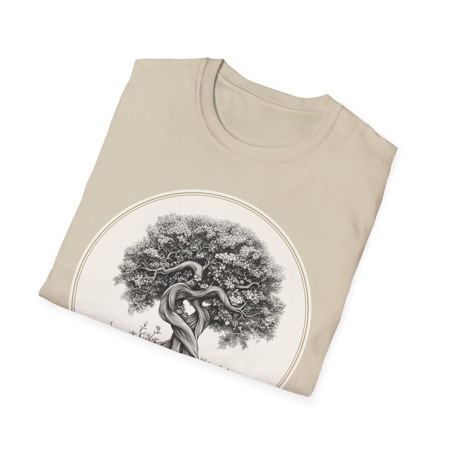Tree of Unity Unisex Softstyle T-Shirt For Nature Lovers
