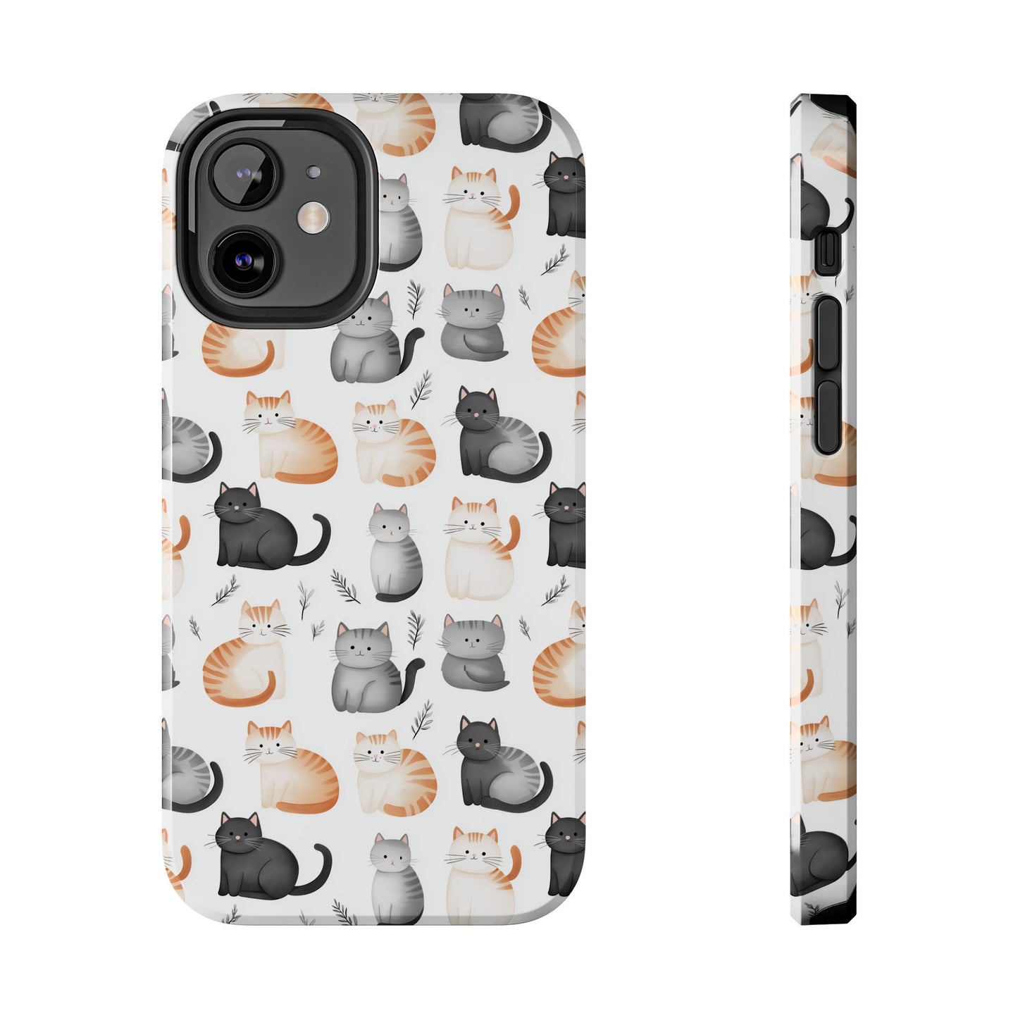 Purrfectly Cute Cat Pattern Case