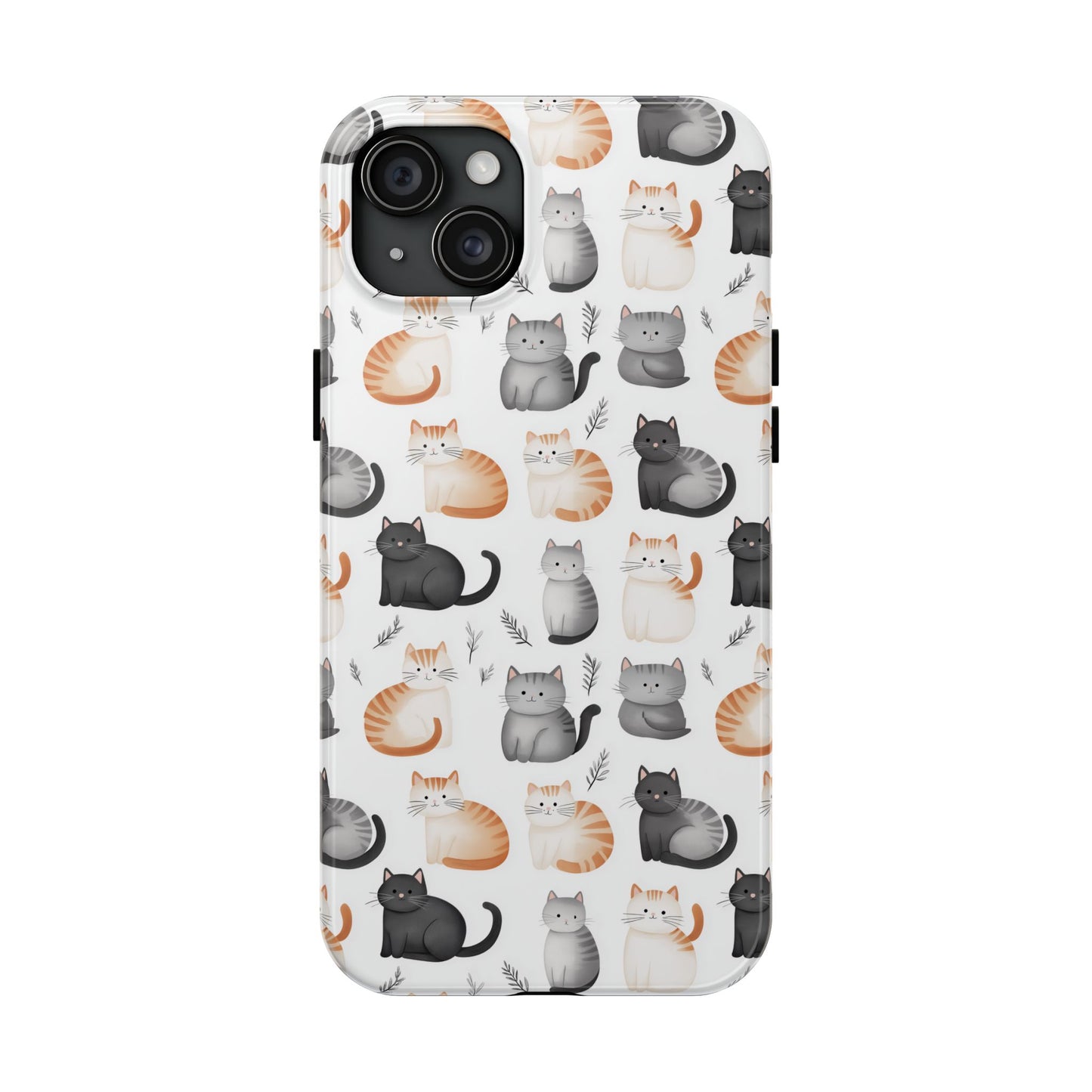 Purrfectly Cute Cat Pattern Case
