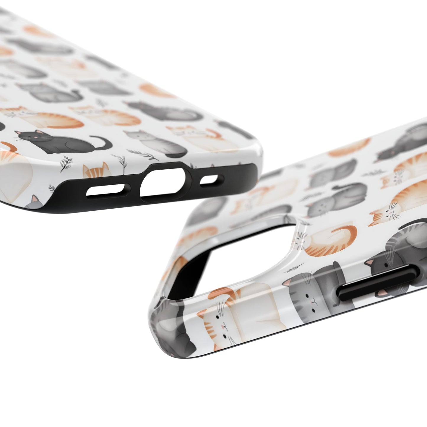 Purrfectly Cute Cat Pattern Case