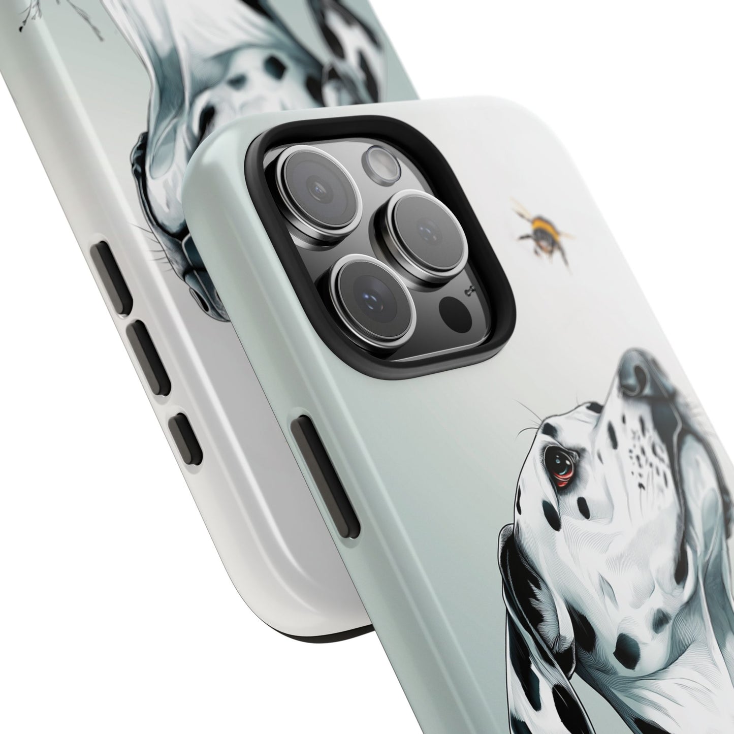 Dalmatian and the Bee Nature-Inspired Phone Case