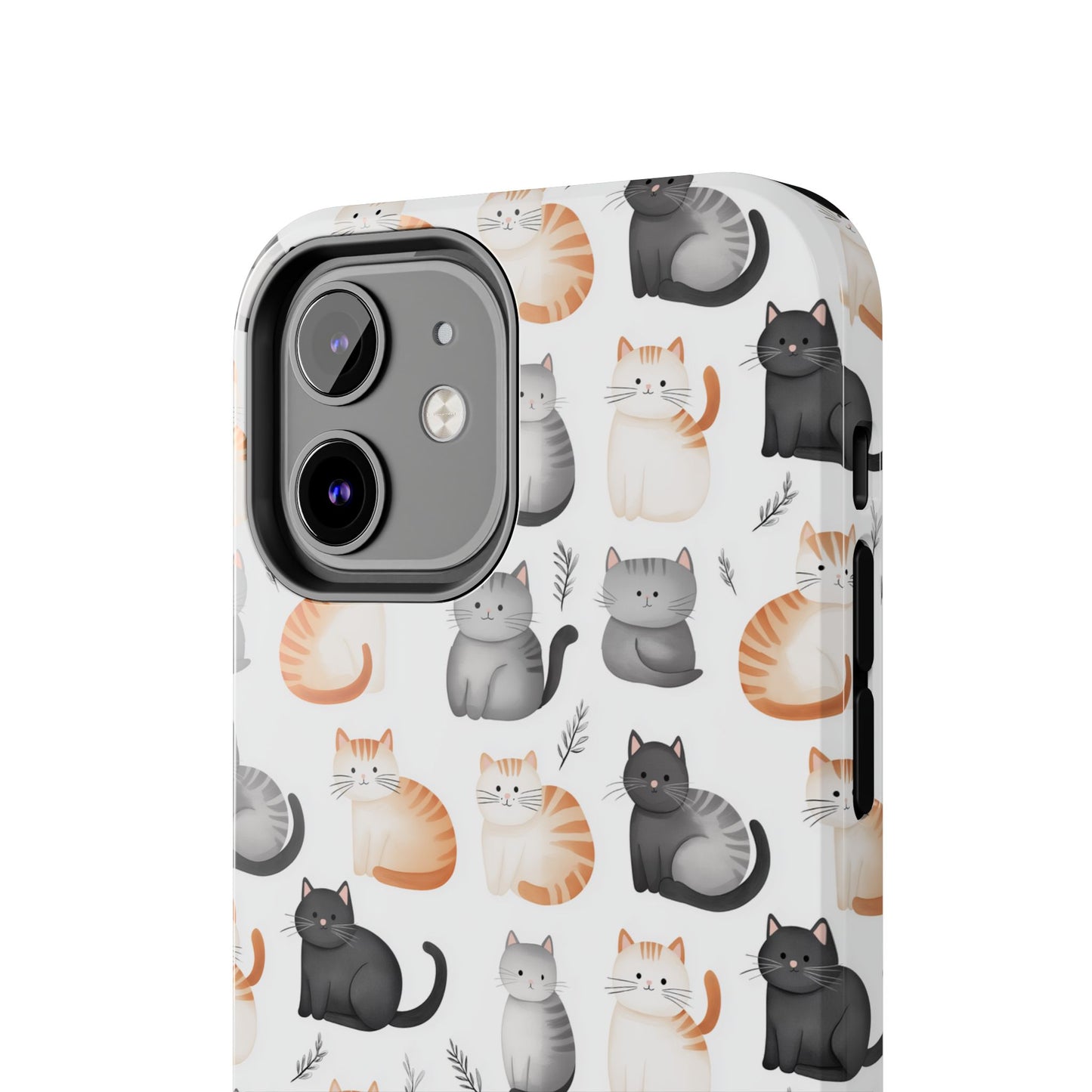 Purrfectly Cute Cat Pattern Case