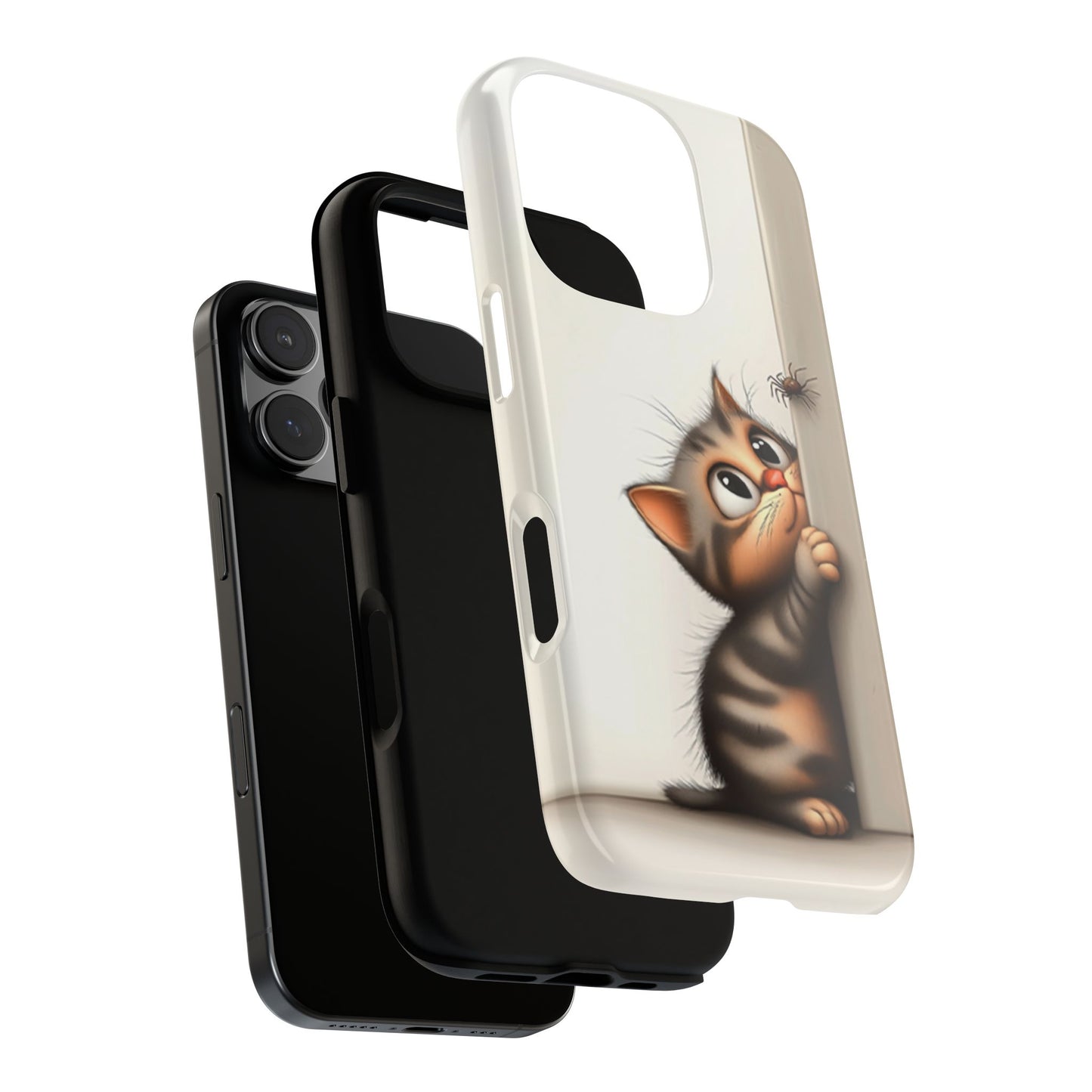 Kitten and Spider Phone Case
