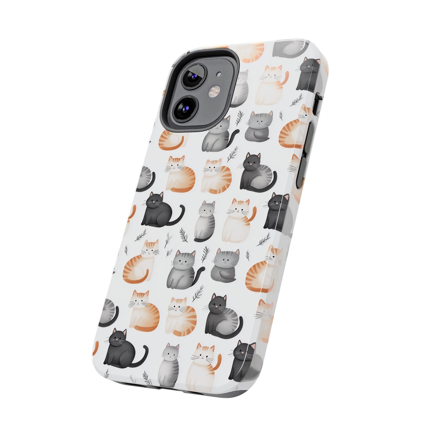 Purrfectly Cute Cat Pattern Case