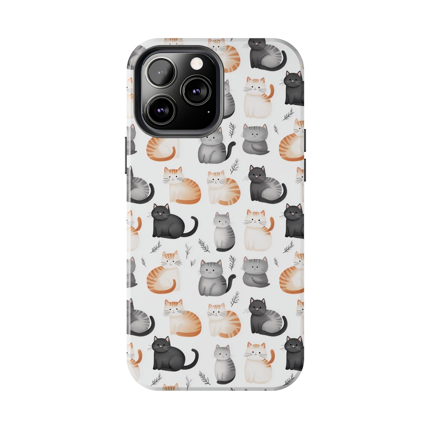 Purrfectly Cute Cat Pattern Case