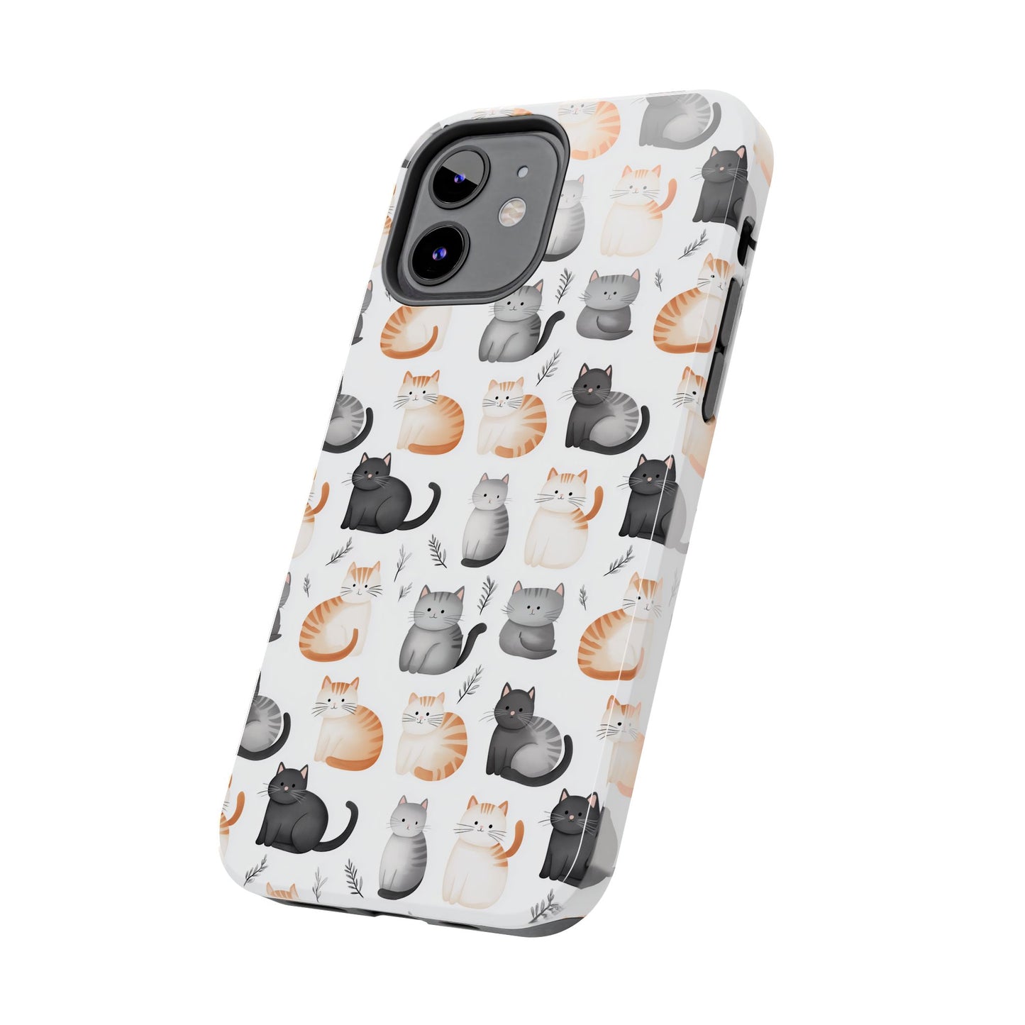 Purrfectly Cute Cat Pattern Case