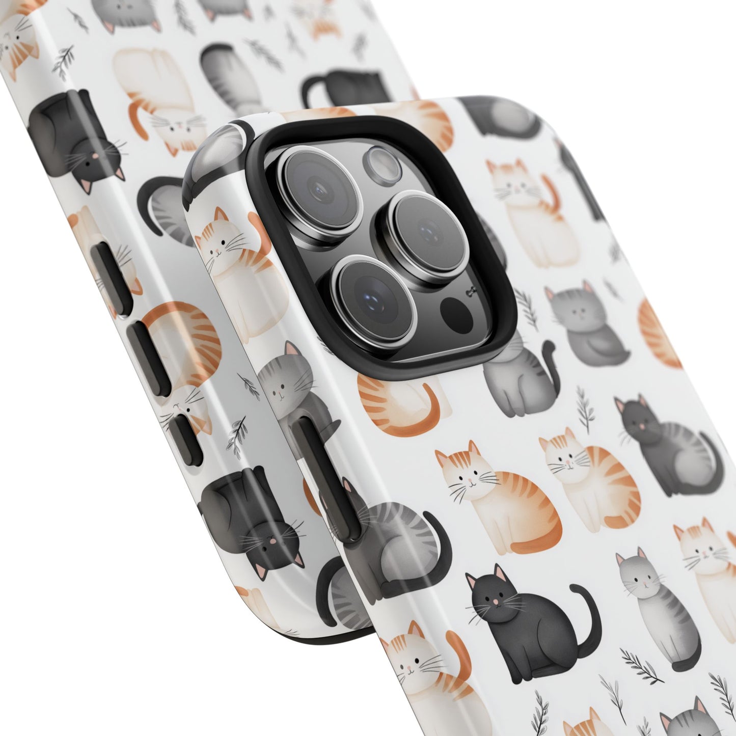 Purrfectly Cute Cat Pattern Case