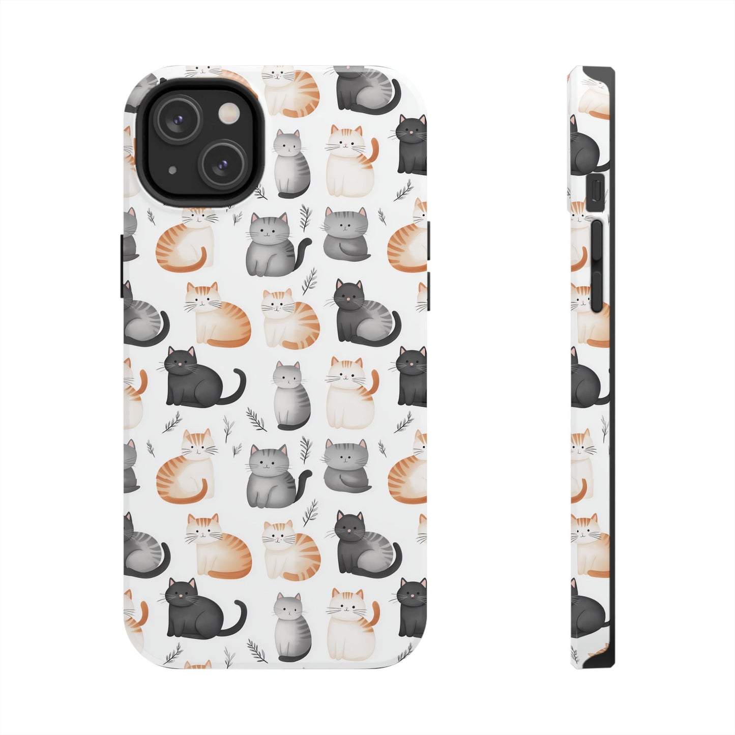 Purrfectly Cute Cat Pattern Case