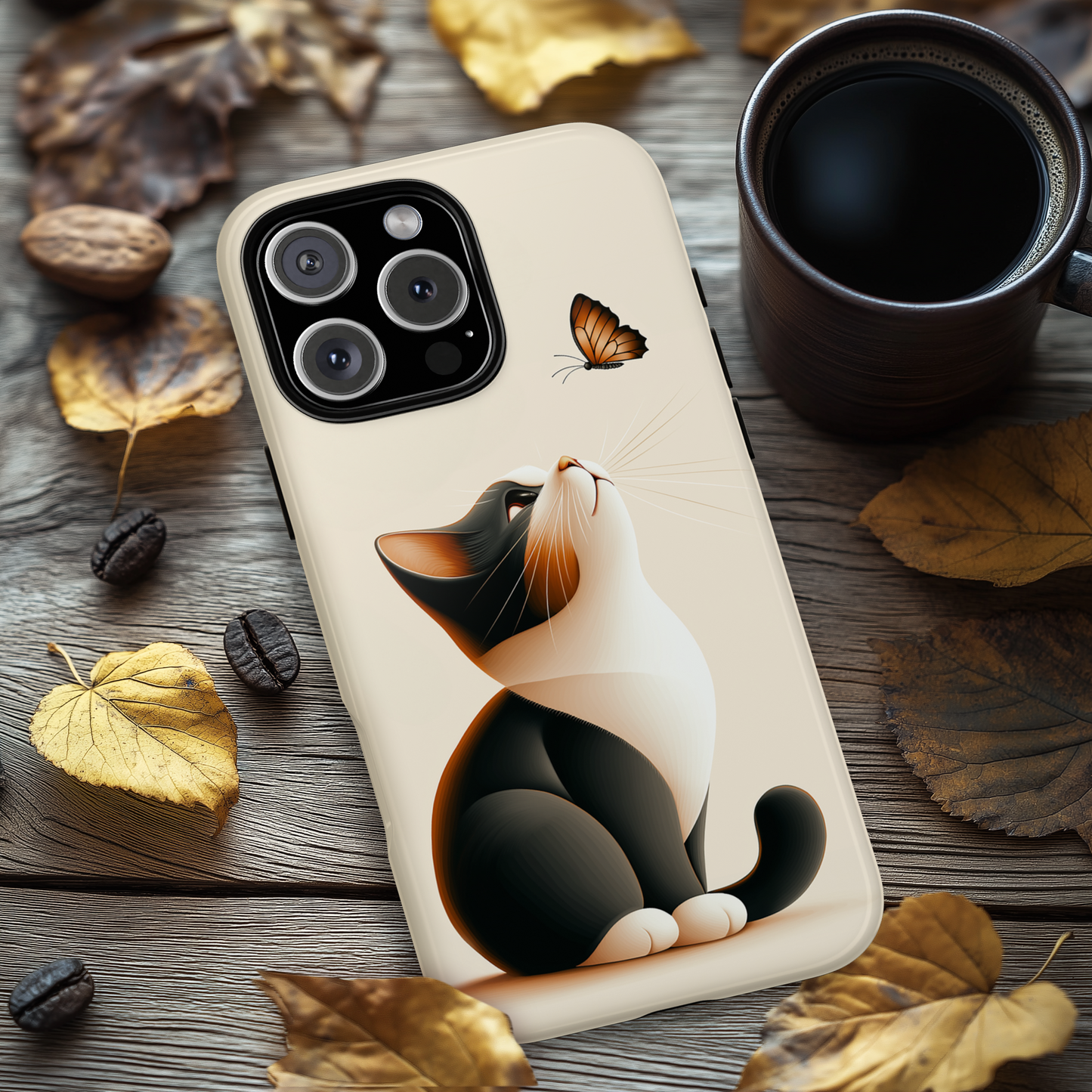 Cat and Butterfly Design