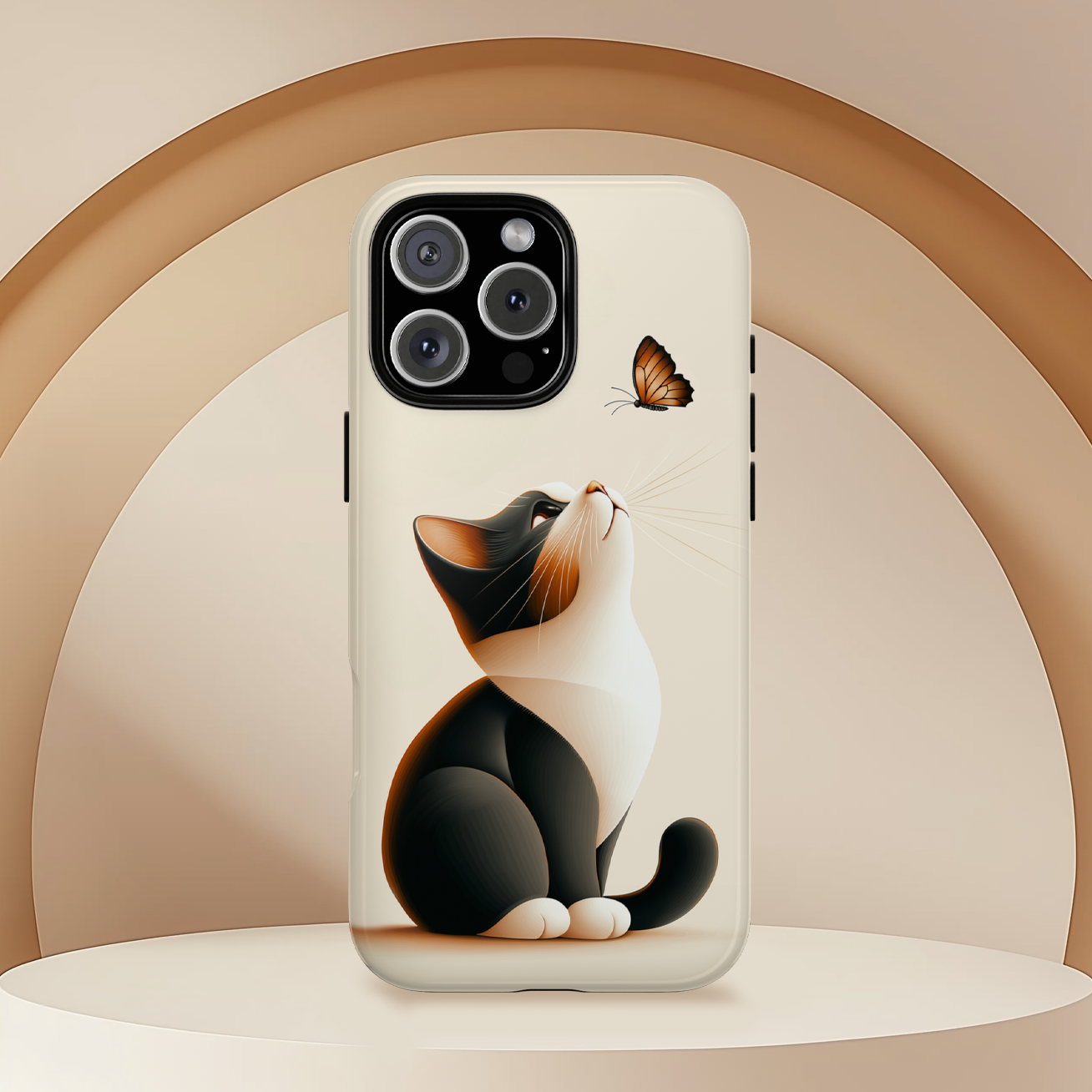 Cat and Butterfly Design
