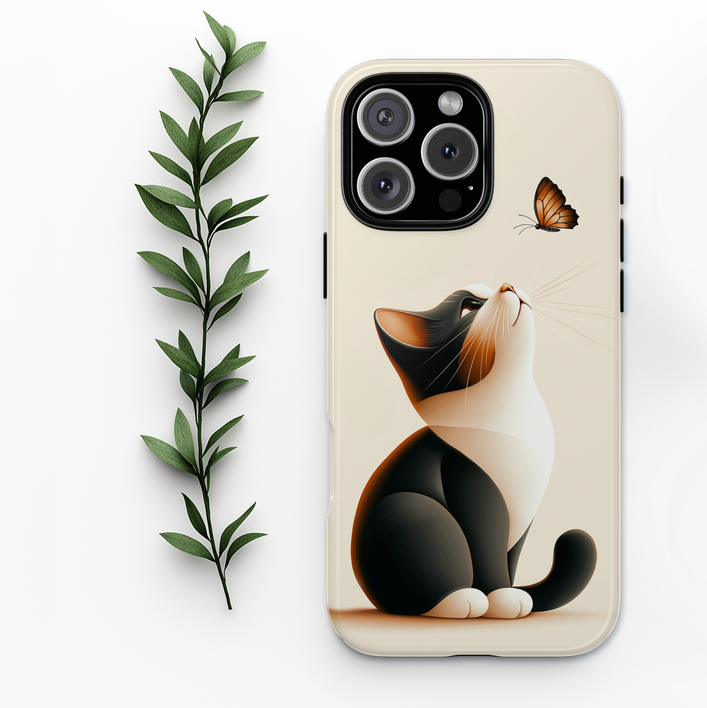 Cat and Butterfly Design