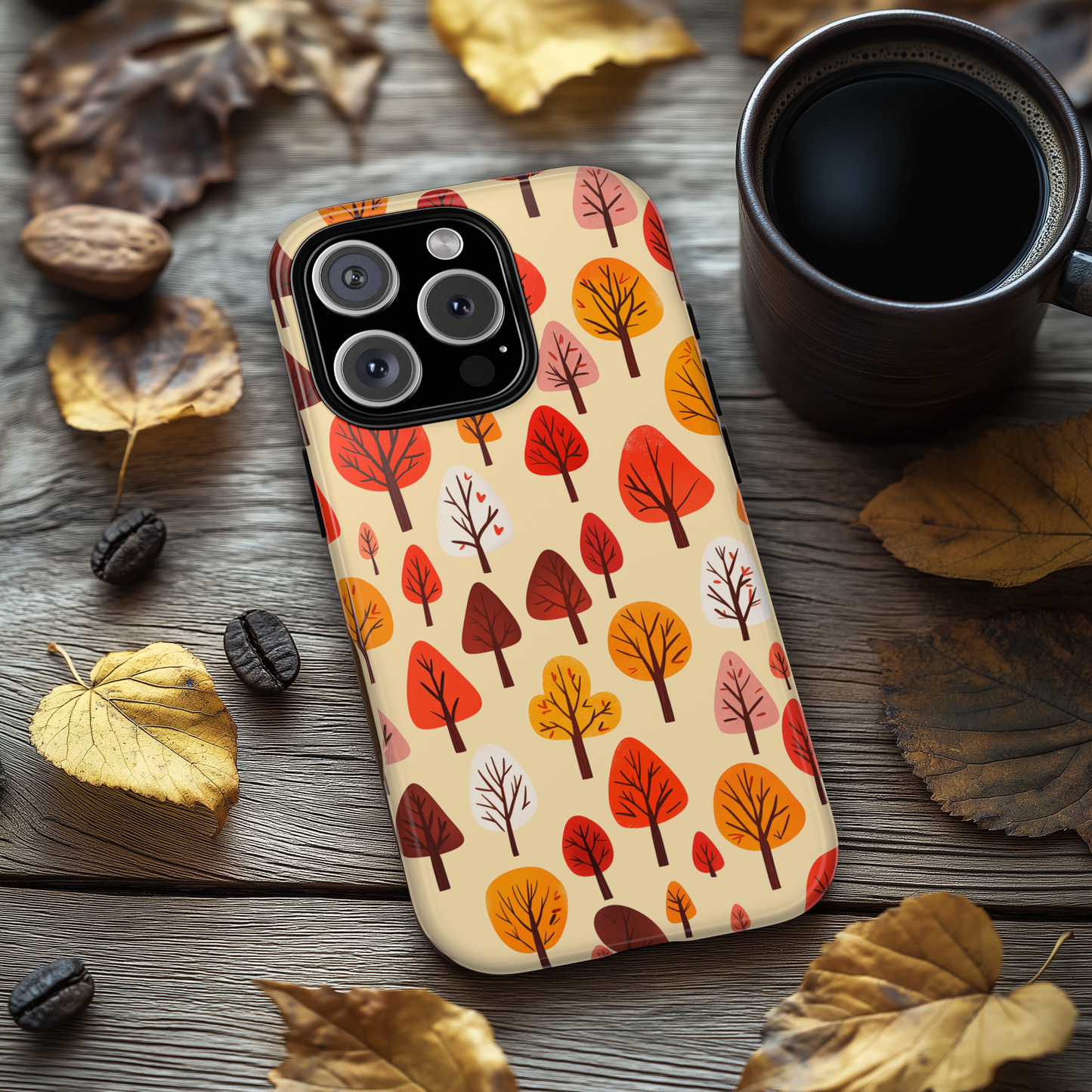 Autumn Tree Design, Nature Lover Gift, Phone Case