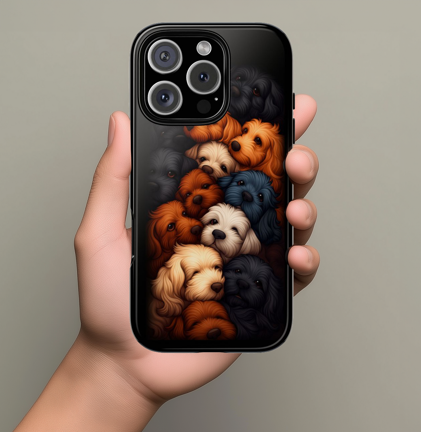 Cute Spaniel Dogs Sleeping