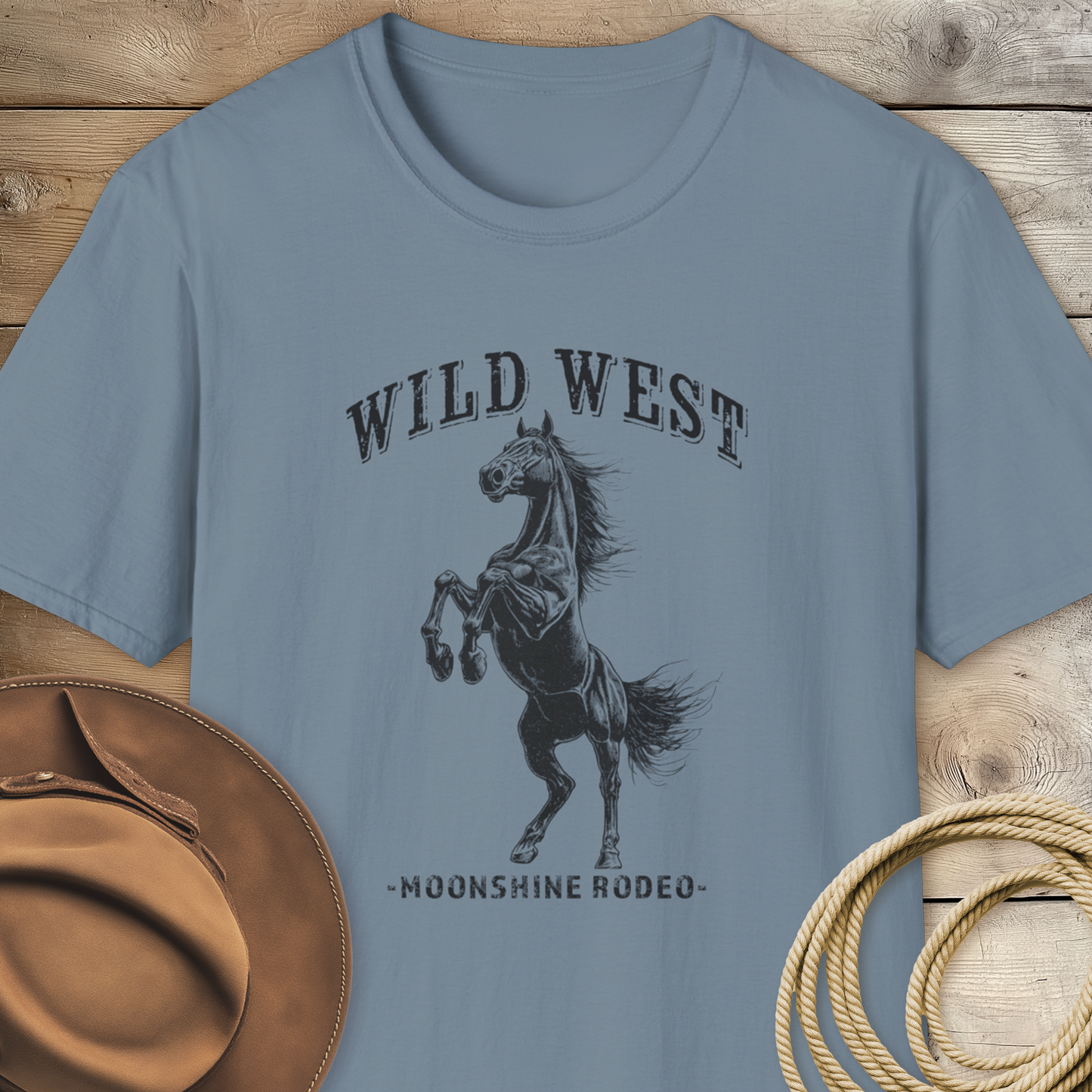 Wild West Vintage Western T Shirt