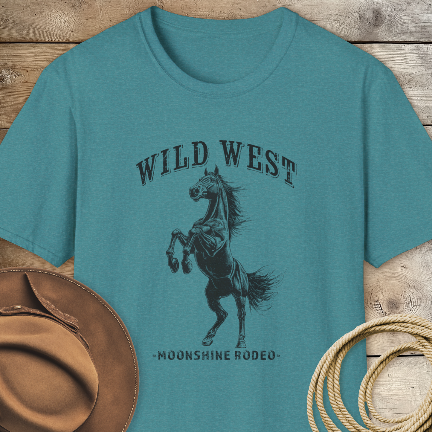 Wild West Vintage Western T Shirt