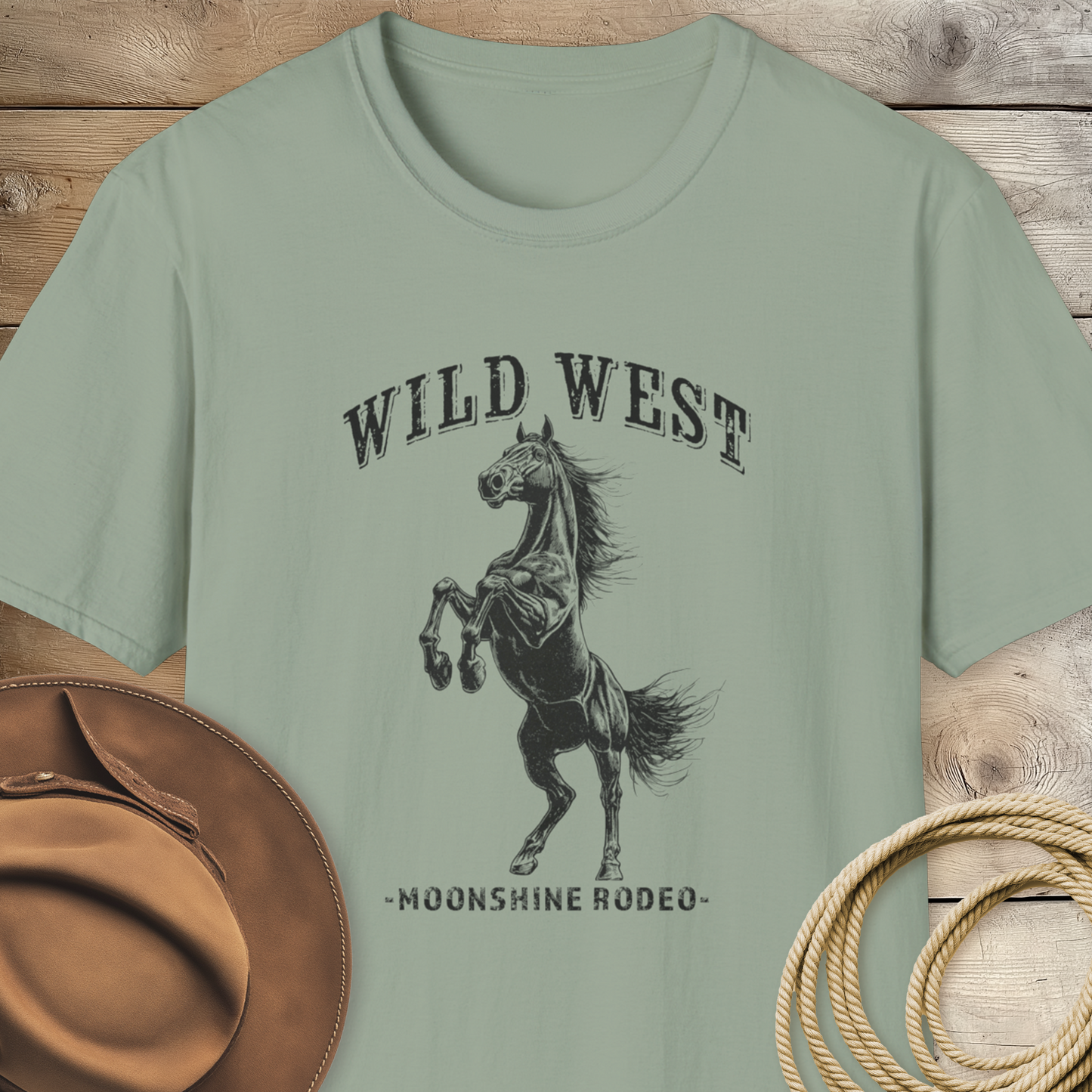 Wild West Vintage Western T Shirt
