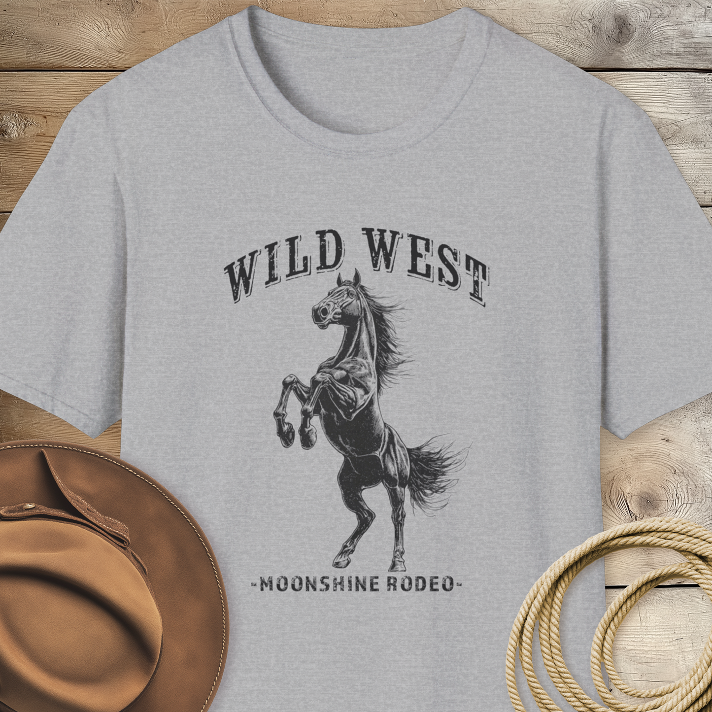Wild West Vintage Western T Shirt