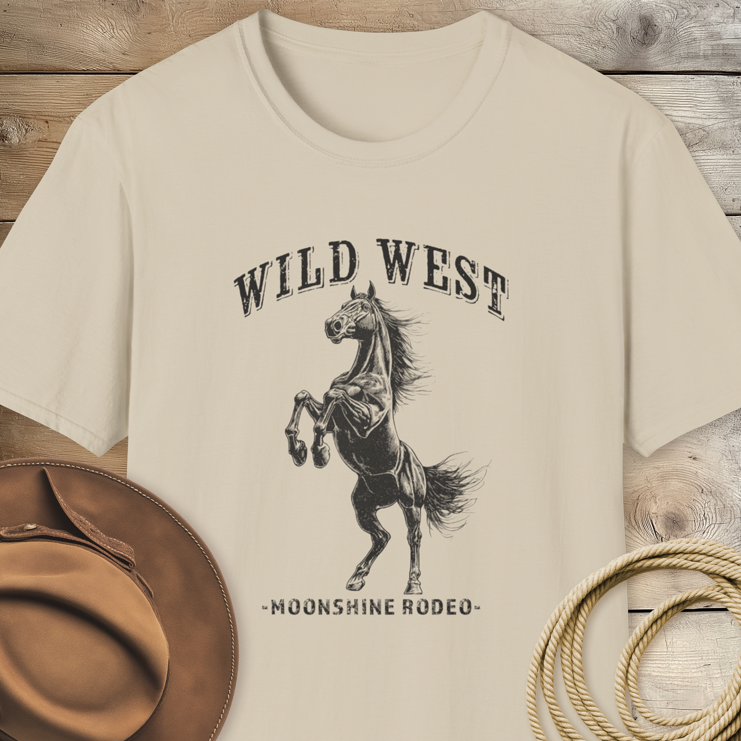 Wild West Vintage Western T Shirt