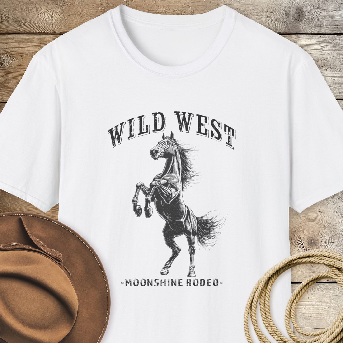 Wild West Vintage Western T Shirt