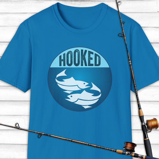 Hooked Fishing T Shirt