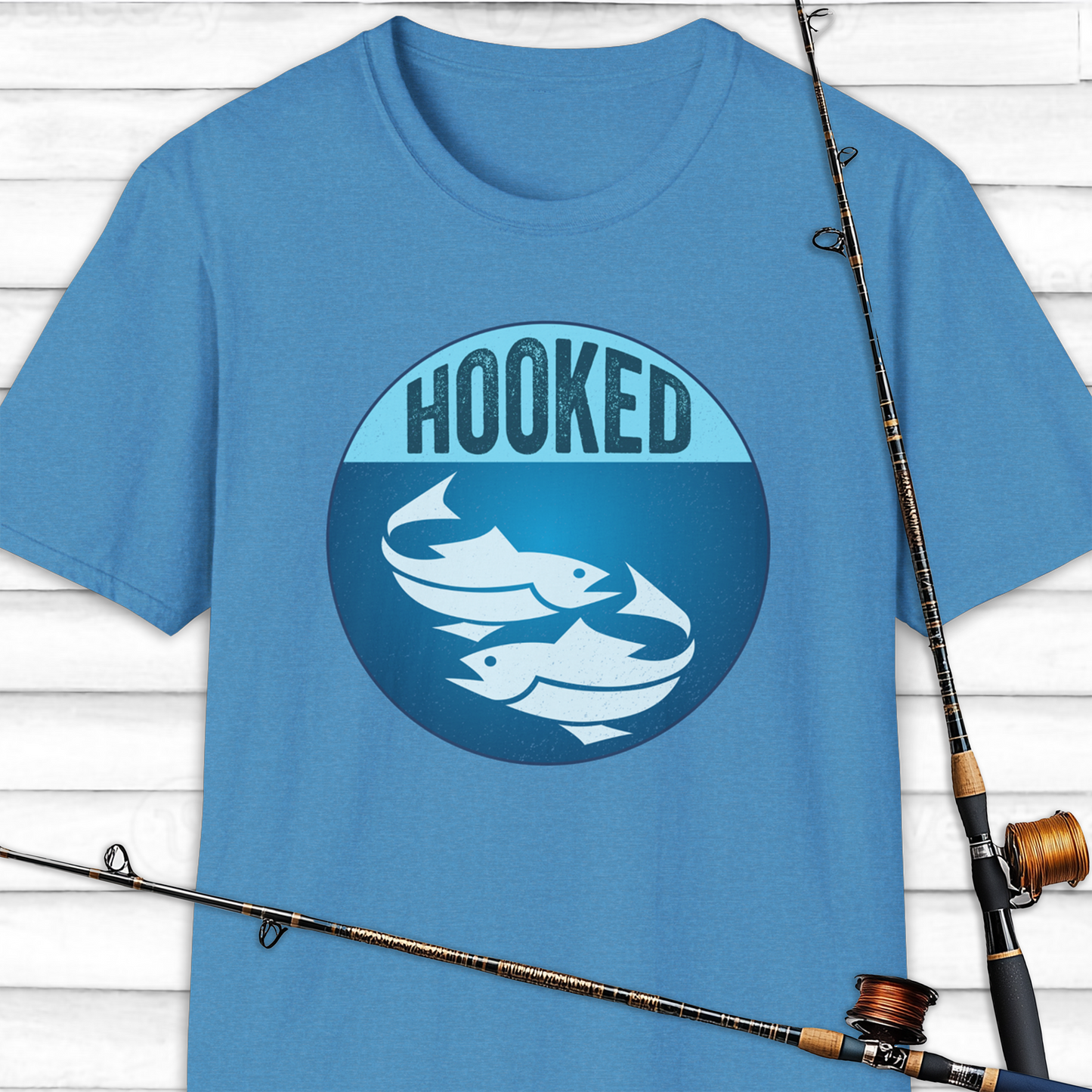 Hooked Fishing T Shirt