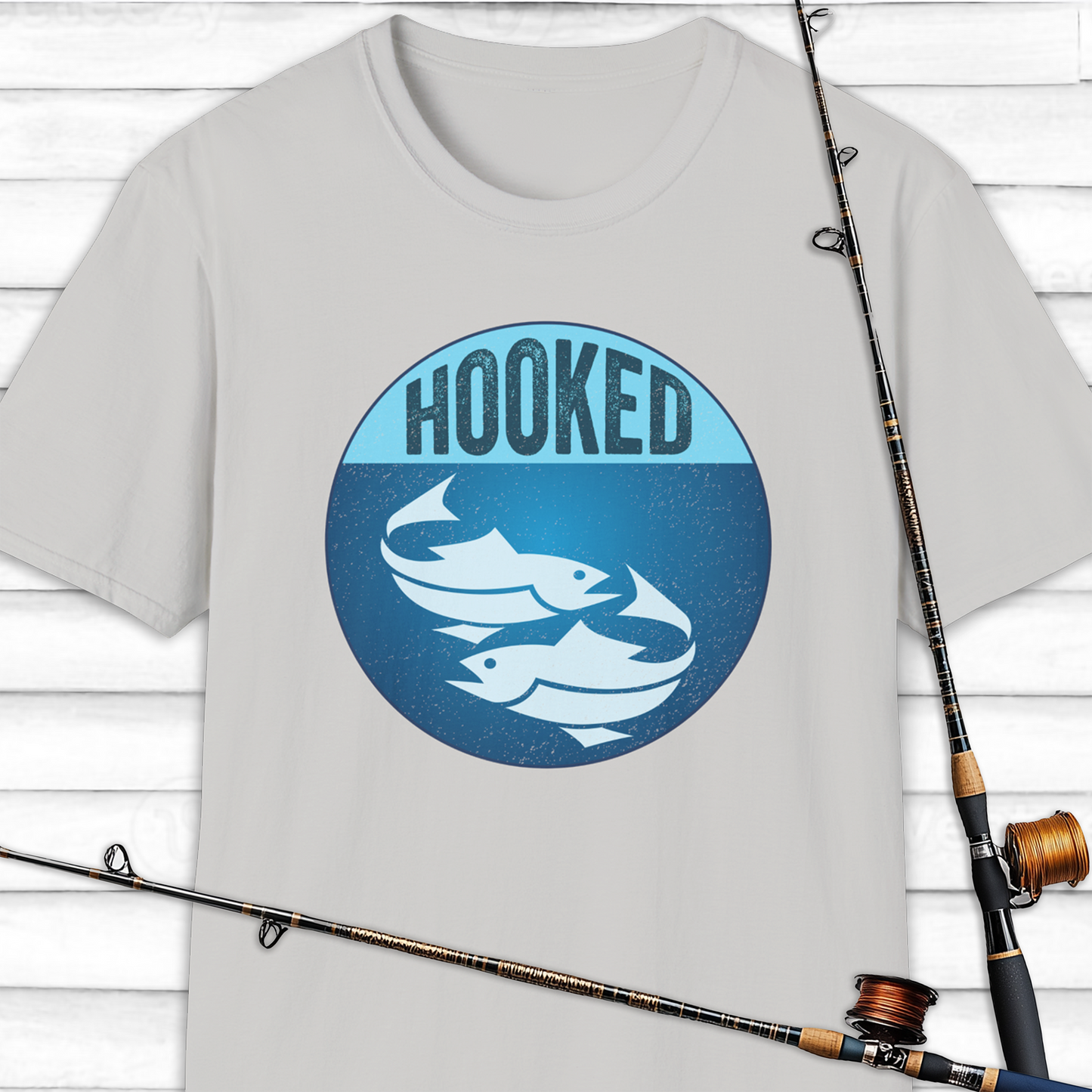 Hooked Fishing T Shirt