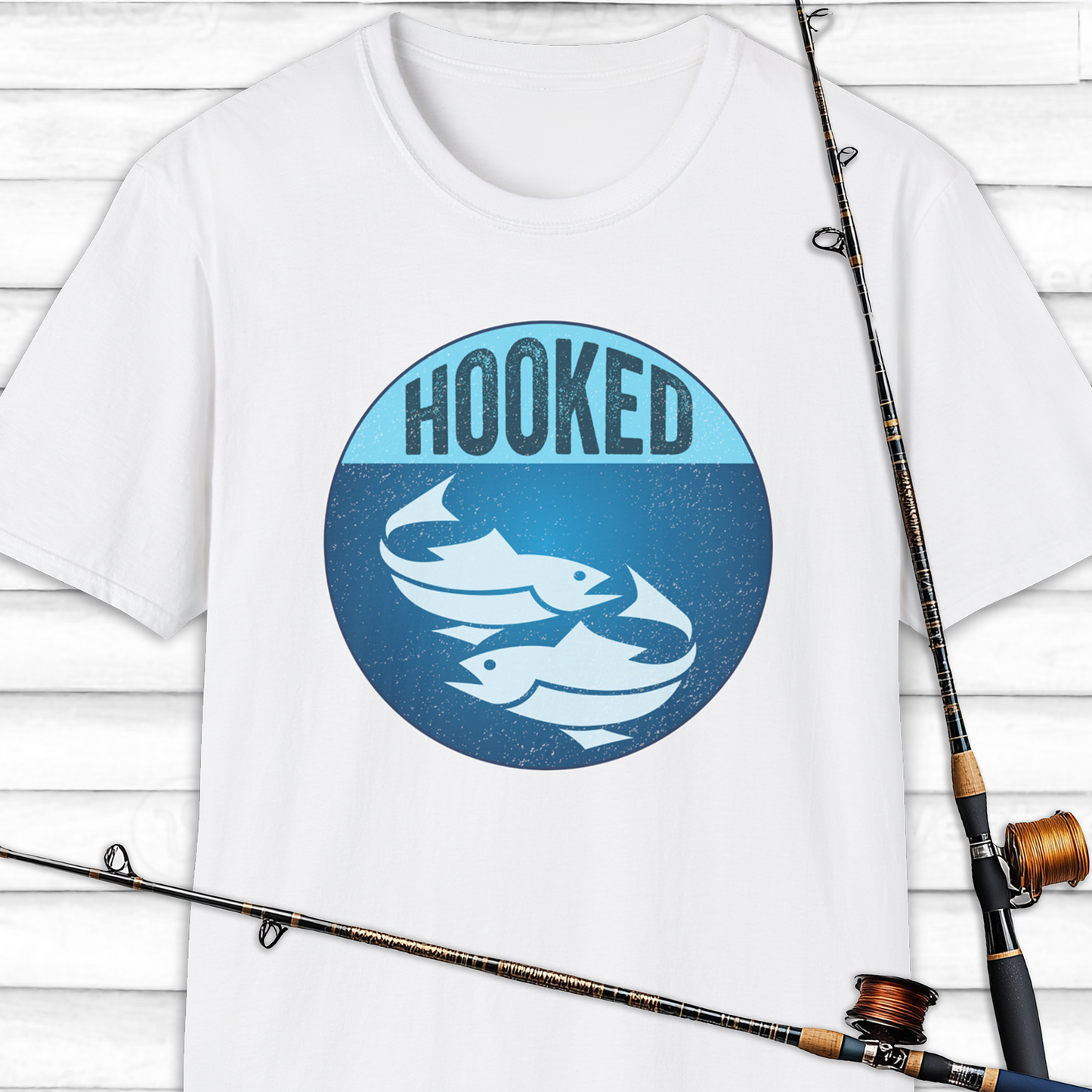 Hooked Fishing T Shirt