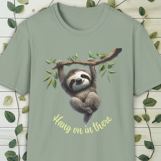 Sloth Hang on in there Graphic T-Shirt