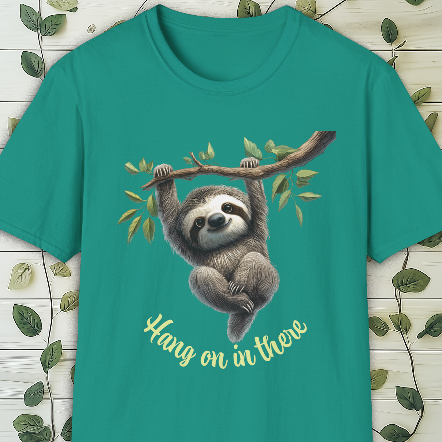 Sloth Hang on in there Graphic T-Shirt