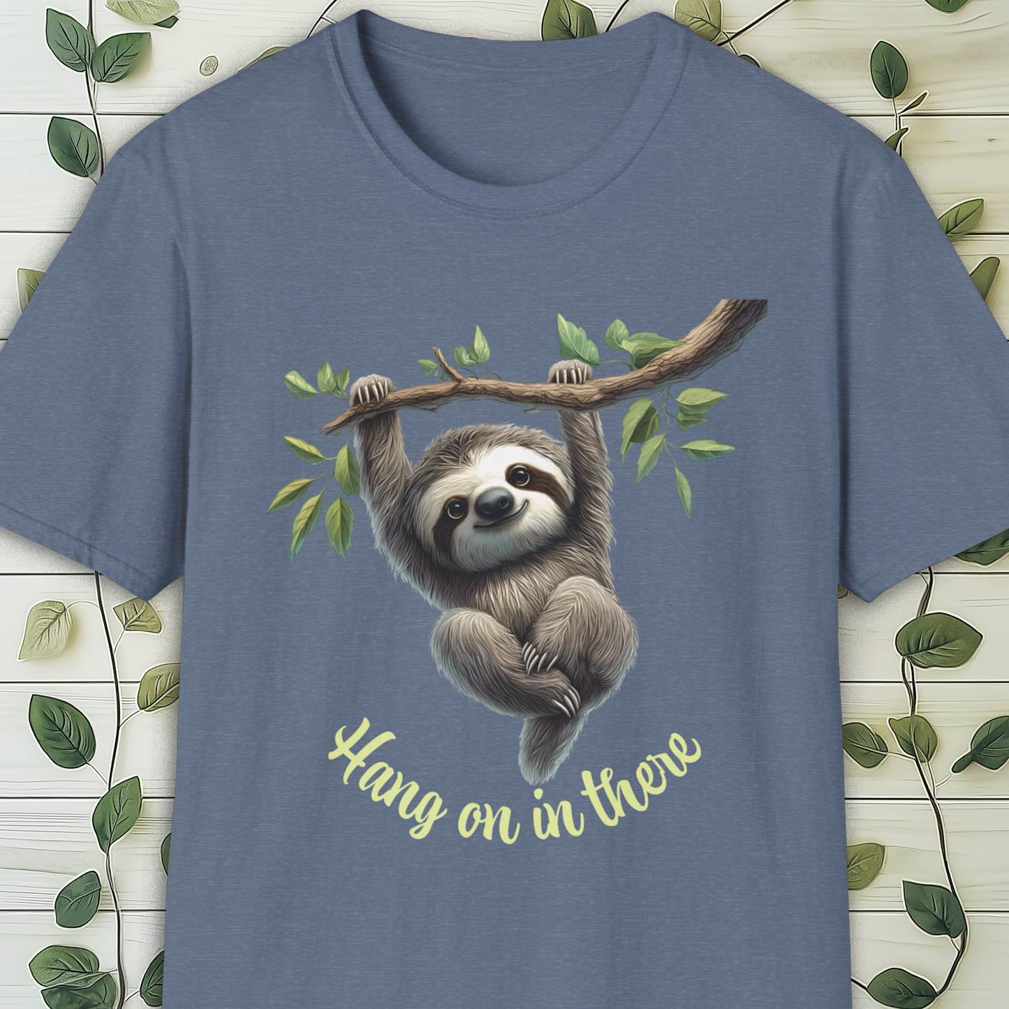 Sloth Hang on in there Graphic T-Shirt
