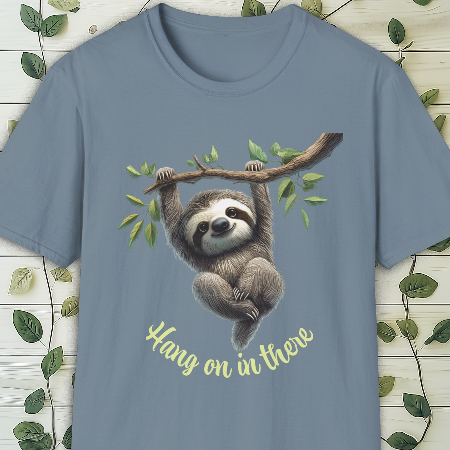 Sloth Hang on in there Graphic T-Shirt