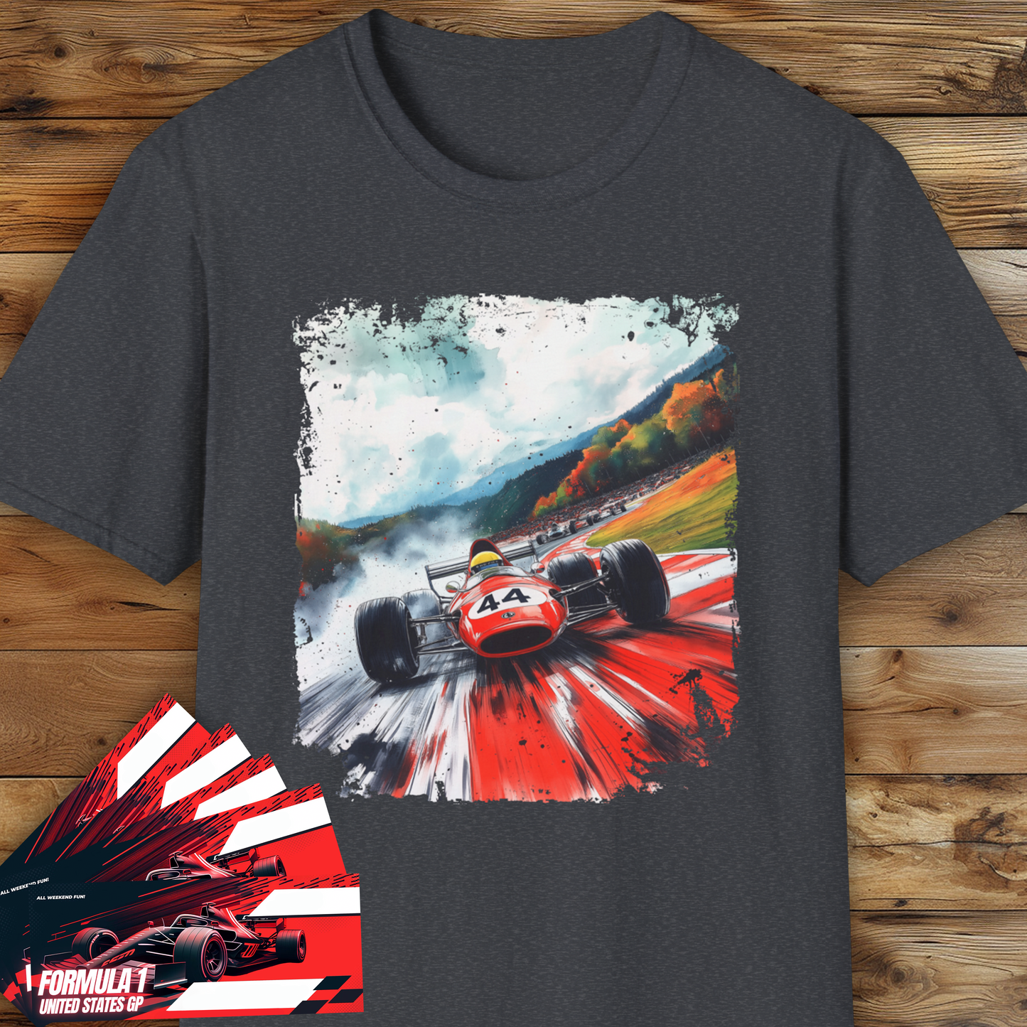 Vintage Formula 1 Racing Car T-Shirt